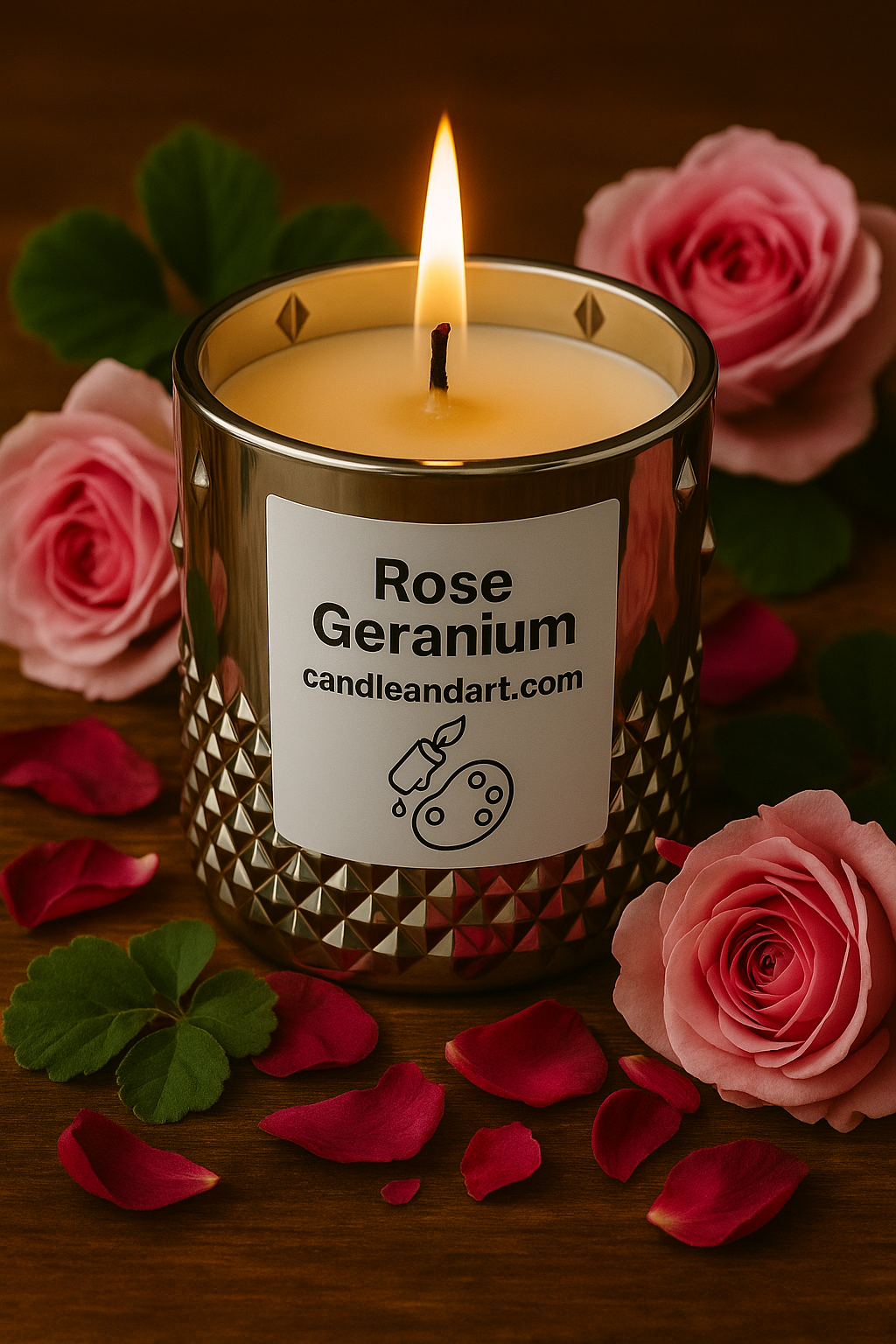 Rose Geranium Candle