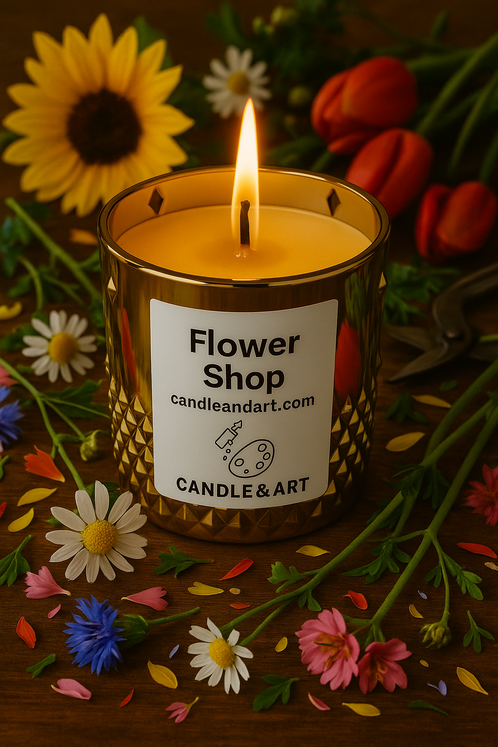 Flower Shop Candle