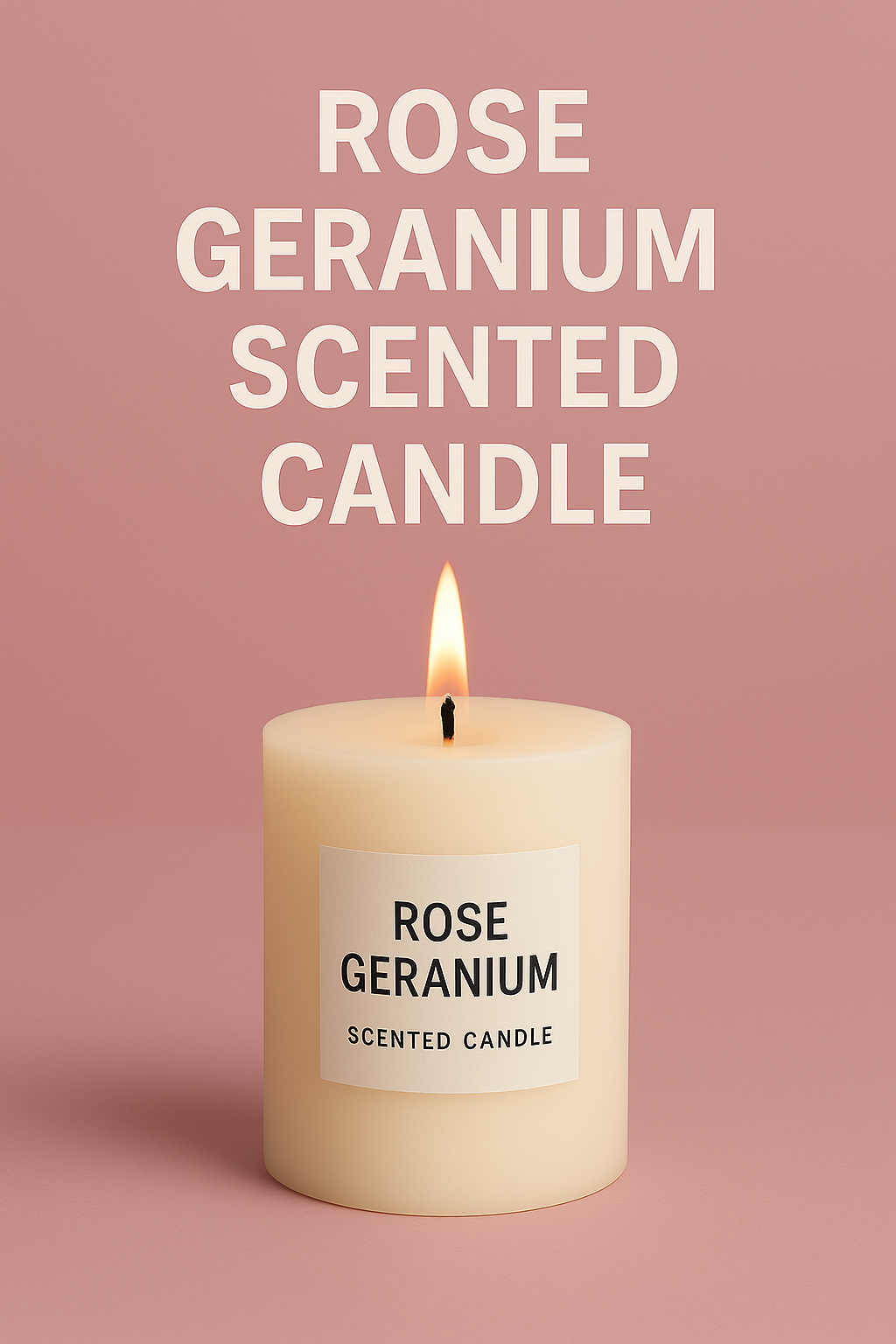 Rose Geranium Candle